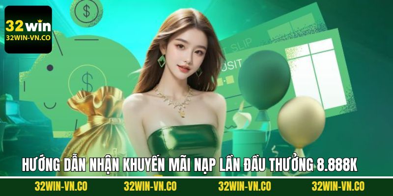Nhận khuyến mãi nạp lần đầu thưởng 8.888K chỉ với 3 bước